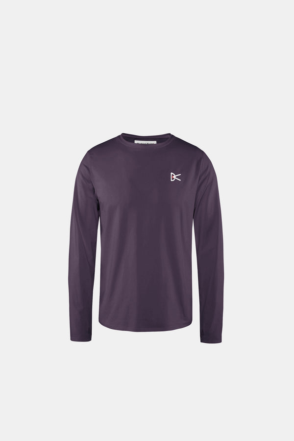 Lightweight Long Sleeve Tee, Plum