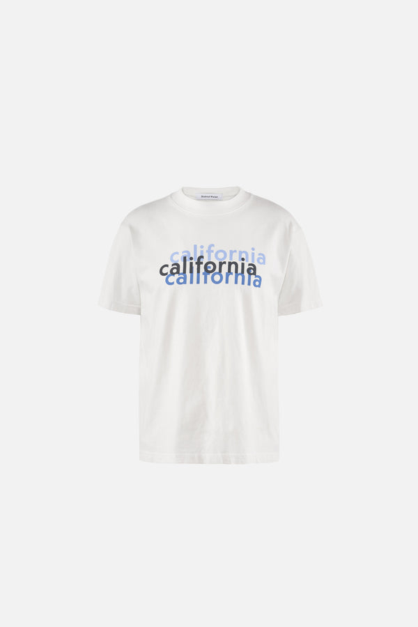 California Cotton Tee, White California