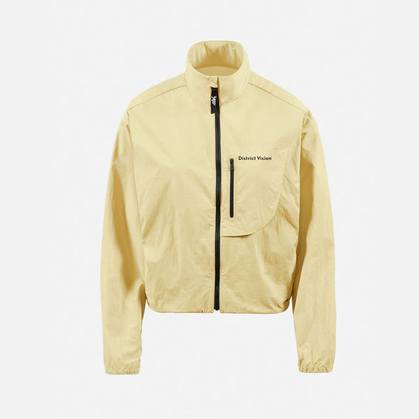 Cropped Recycled DWR Jacket, Ghee