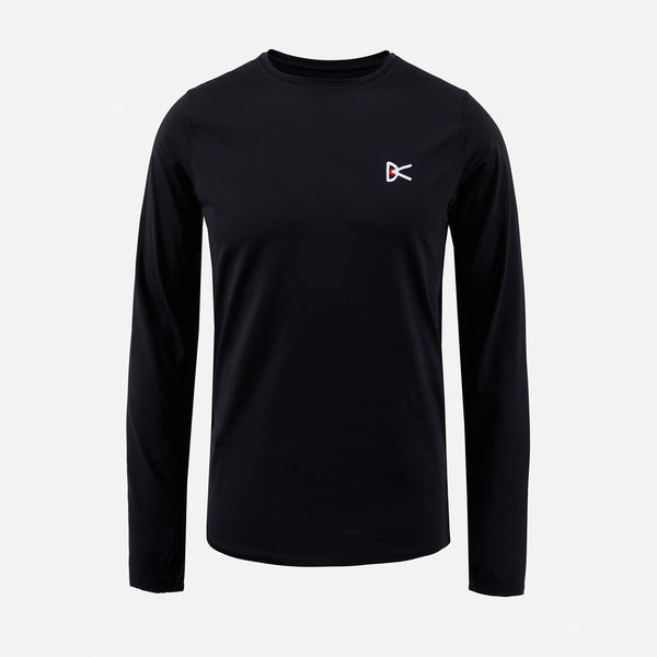 Ultralight Aloe Long Sleeve Tee, Black